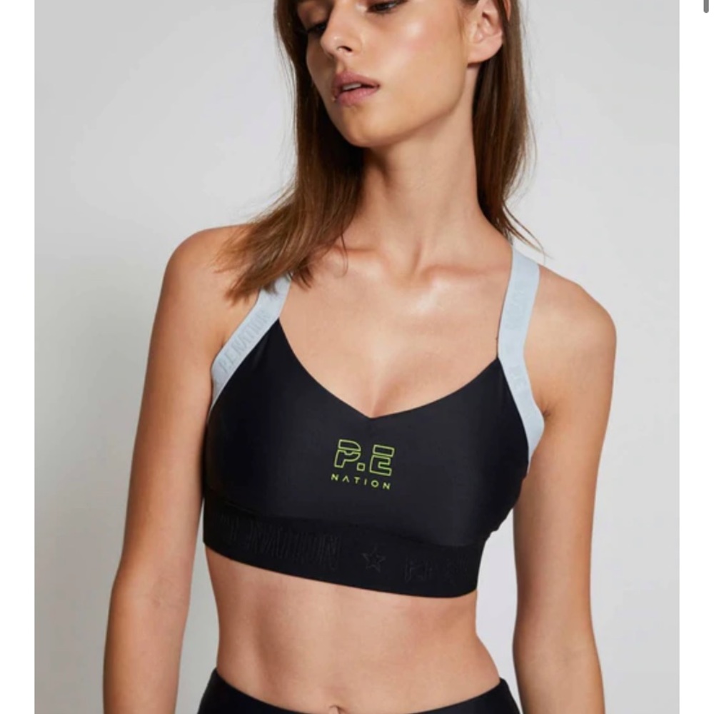 PE nation bar down sports bra size xs